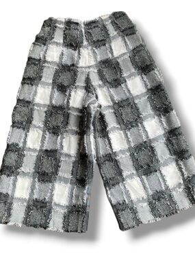 Do+Be fringe checkered capris